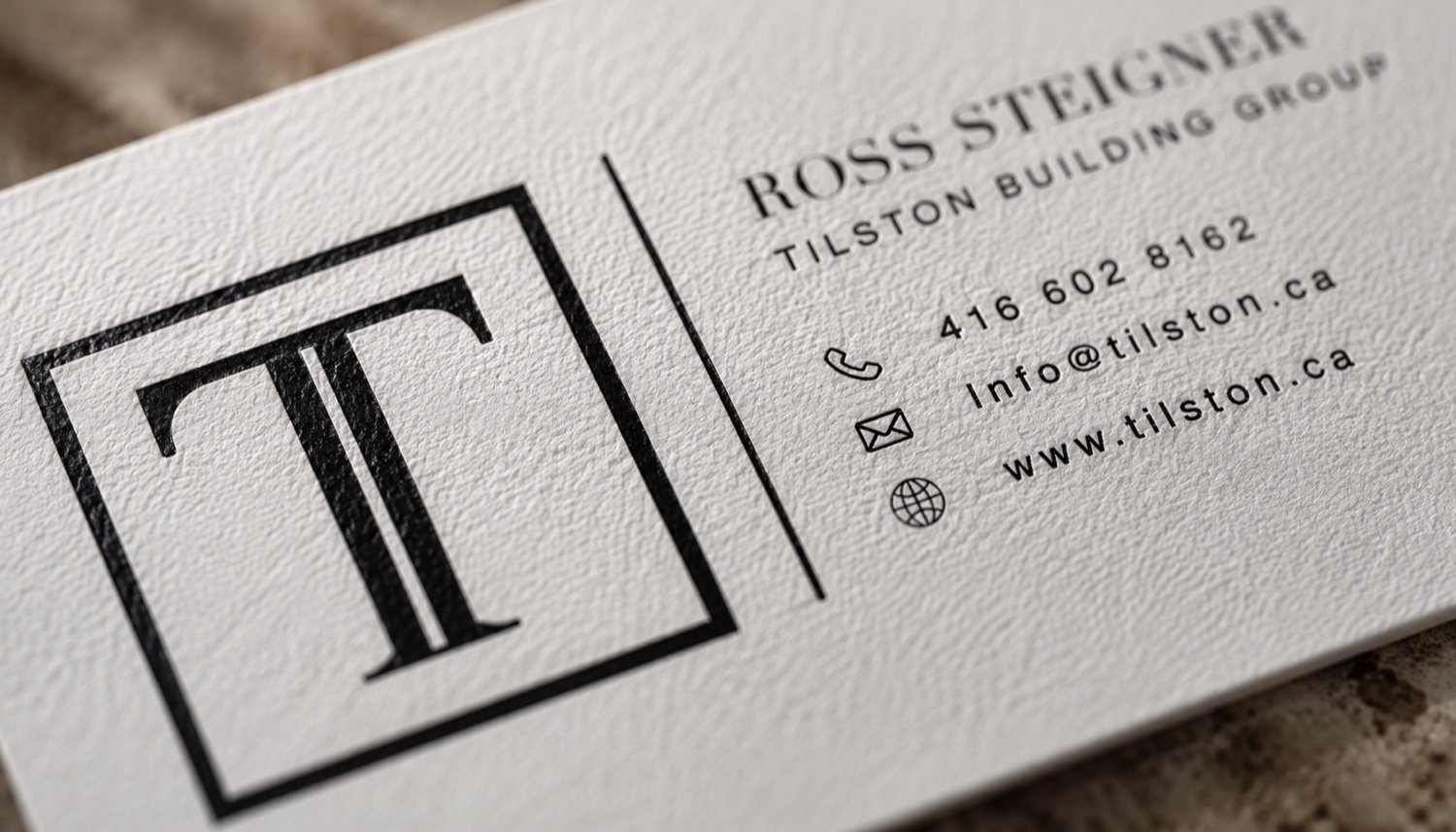 Tilston brand stationery